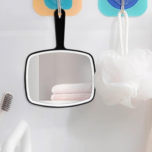 DVHOK 2-Pack Handheld Mirrors - 10.4 x 7.4 Inch Portable Makeup & Hair Reflection