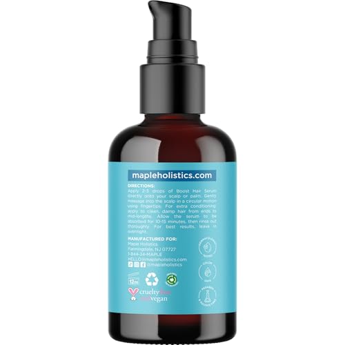 Volumizing Biotin Hair Serum for Men & Women - Rosemary Mint - 4 Fl Oz