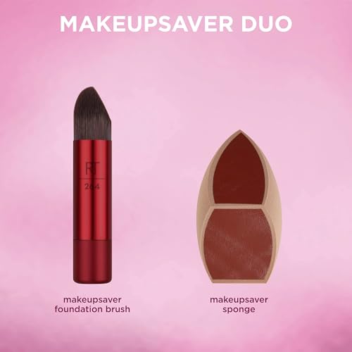 Real Techniques Makeupsaver Duo Gift Set – Foundation Brush & Sponge