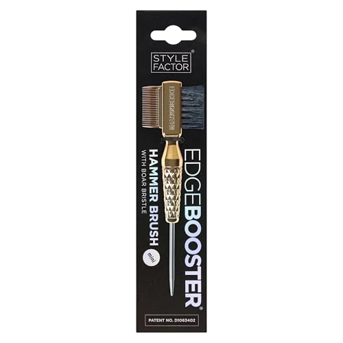 Style Factor Mini Hammer Brush for Edges & Baby Hair – Travel Size