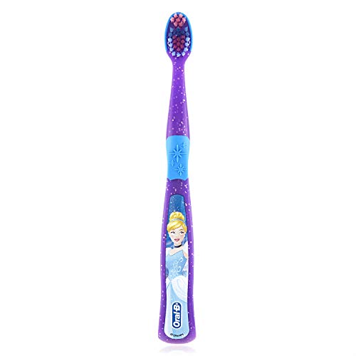 Children's Battery-Powered Princess Toothbrush Pack of 6 – Extra Soft Bristles for Sensitive Gums