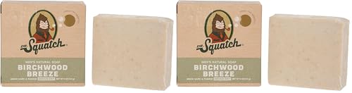 Dr. Squatch All Natural Bar Soap for Men - Birchwood Breeze 5oz