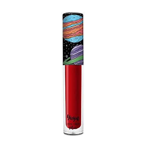 YuYa Mi Amor Matte Liquid Lipstick - Intense Red, Long-Lasting Color