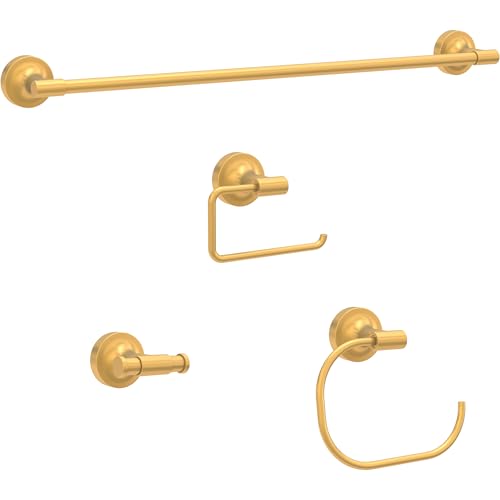 Satin Gold Hand Towel Ring for Bathroom & Kitchen - Franklin Brass