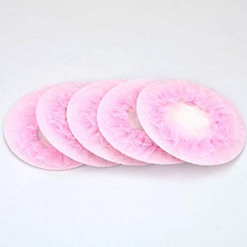 Pink Invisible Hair Nets Mesh Hair Accessories for Ballet & Dance - 5 Pack