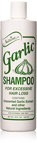 Nutrine Unscented Garlic Shampoo 16 oz - Promotes Healthy Hair & Scalp