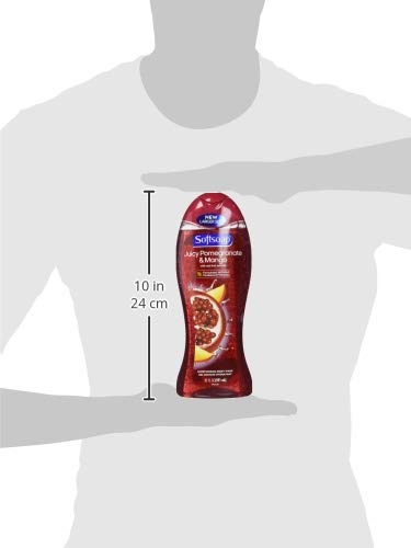 Softsoap Moisturizing Body Wash with Pomegranate & Mango - 20 Fl Oz (Pack of 2)