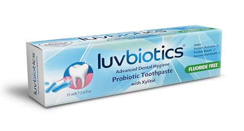 Luv Biotics Fluoride-Free Toothpaste with Probiotics & Aloe Vera - 75ml