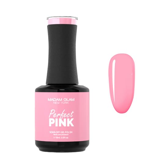 Madam Glam Vegan Soak-Off Gel Polish - Perfect Pink 15ml