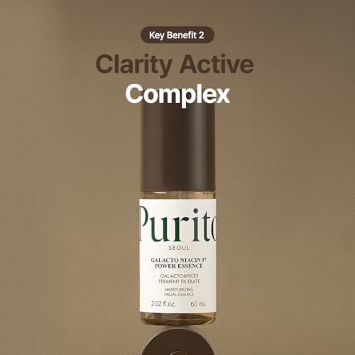 PURITO Galacto Niacin 97 Essence for Sensitive Skin, 2 fl oz - Hydrating & Brightening Serum