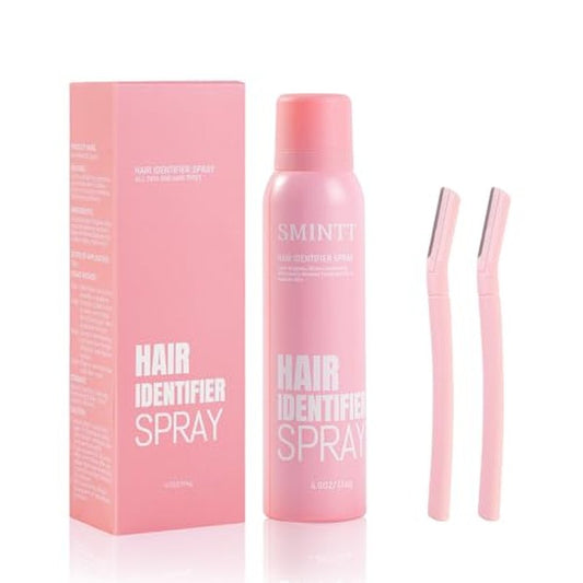 Hair Identifier Spray for Face Shaving,Facial Dermaplane Spray for Smooth Skin&Flawless Makeup-prep,Botanical Extracts,All Skin Types,Gifts for Women