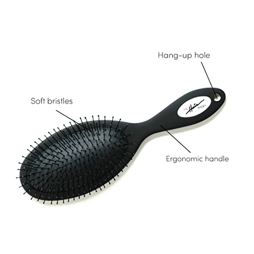 The Hair Shop 909 Ergonomic Detangling Brush for Extensions & Wet Hair