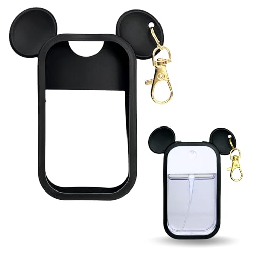 Silicone Hand Sanitizer Case for Touchland Power Mist - Black