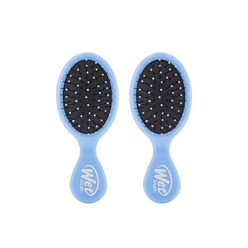 Wet Brush Mini Detangler - Tangle-Free Hair Brush for All Hair Types (Pack of 2)