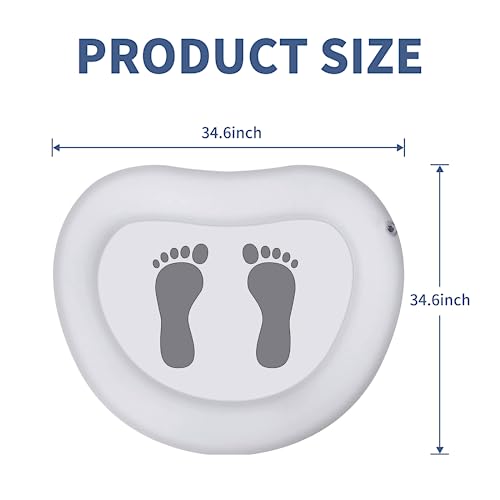 Inflatable Pool Foot Bath Basin for Easy Foot Cleaning