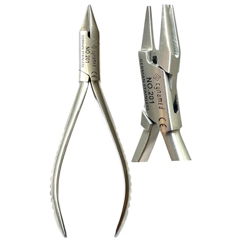 Premium German Stainless Orthodontic Aderer Plier - 3 Prong Dental Wire Bending Tool