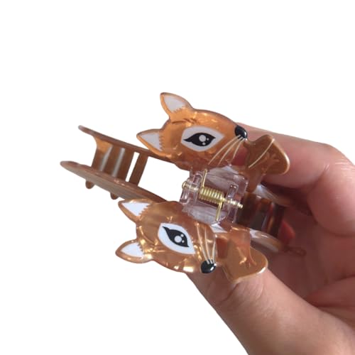 Clip Sugar Squirrel Hair Clip - Acrylic Claw Clip for Women (Squirrel Variation)