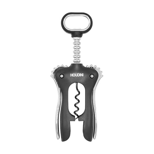 Houdini Wing Corkscrew Wine Opener - Stainless Steel, Non-Stick Design