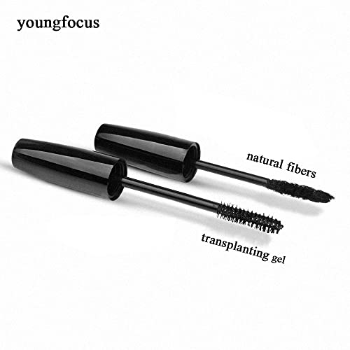 Youngfocus 3D Fiber Lash Mascara Duo - Waterproof Volumizing Makeup