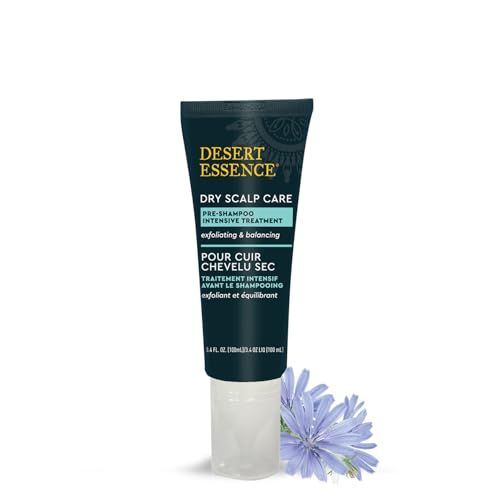 Desert Essence Dry Scalp Care Pre-Shampoo Intensive Treatment, 3.4 Fl Oz