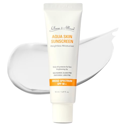 Olivia & Allison Aqua Sunscreen SPF 50+ PA++++ - Non-Sticky & Invisible