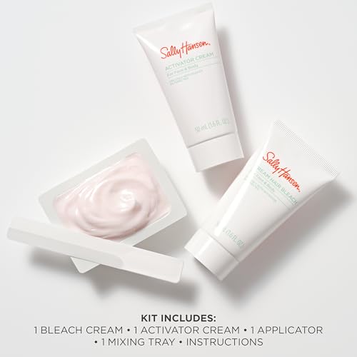 Sally Hansen Vegan Bleach Cream for Facial & Body Hair - 2 Pack