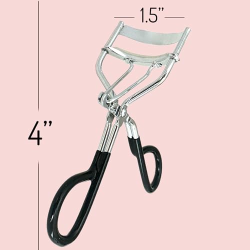 ALAZCO Vintage Eyelash Curler Set of 2 - Easy to Use, Non-Slip Handle, High Impact Eye-Opening Effect