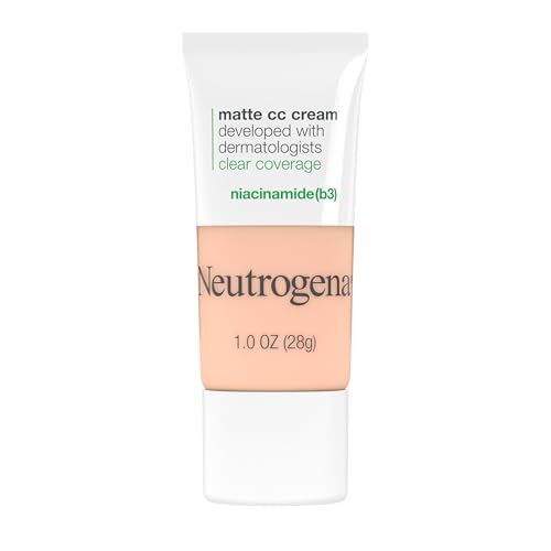 Neutrogena Clear Coverage Flawless Matte CC Cream Shell 1.0 - 1 oz