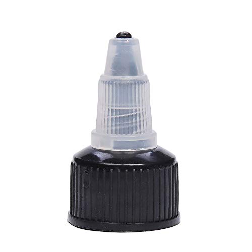 New Star Tattoo 12 Pack 2oz (60ml) Clear Plastic Twist Cap Ink Bottles for Tattoo Ink & Pigments