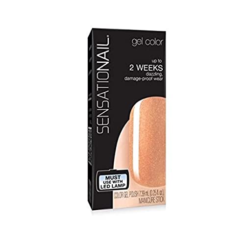 Sensationail Bubbly Champagne Gel Polish - 0.25 Fl. Oz.