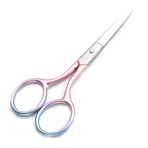 Professional 3.9-Inch Stainless Steel Grooming Scissors - Pink