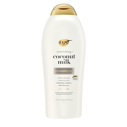 OGX Nourishing Coconut Milk Moisturizing Conditioner, 25.4 fl oz