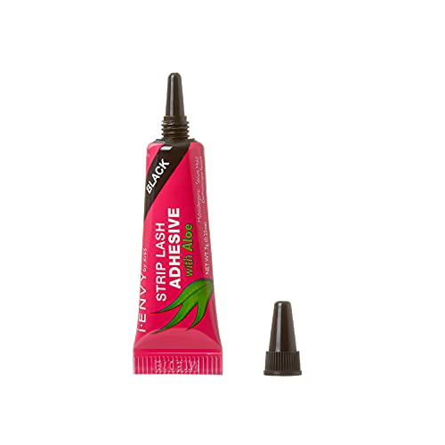 i•ENVY by KISS Strip Eyelash Adhesive with Aloe - Black, 6-Pack