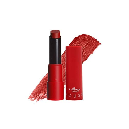 Italia Deluxe Matte Lipstick Set - Caliente Reds, 5 Ultra Soft Shades