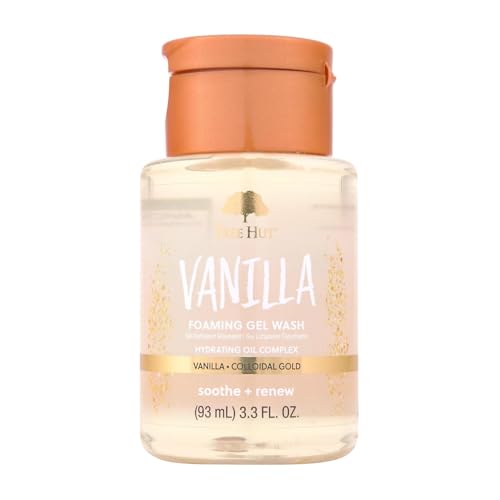 Tree Hut Mini Vanilla Foaming Body Wash - 3.3 Fl Oz Travel Size