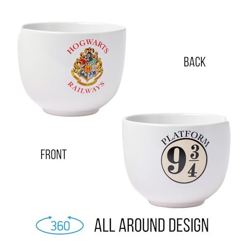 Harry Potter Hogwarts Ramen Bowl with Chopsticks | 20oz Ceramic