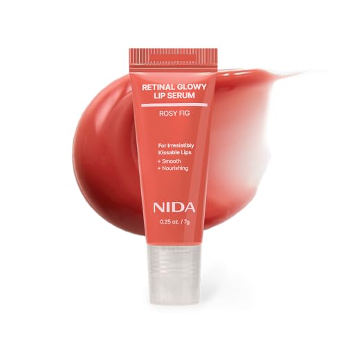 NIDA Retinal Glowy Lip Serum - Hydrating & Plumping 0.25 oz