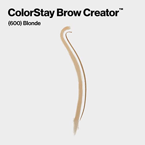 Revlon ColorStay Brow Creator 600 Blonde - 2-in-1 Waterproof Eyebrow Pencil & Powder