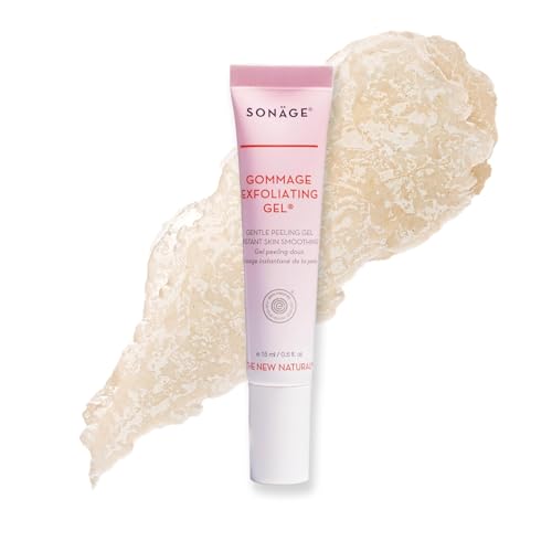 Sonage Gommage Exfoliating Gel 0.5 Fl Oz Gentle Face Scrub for All Skin Types