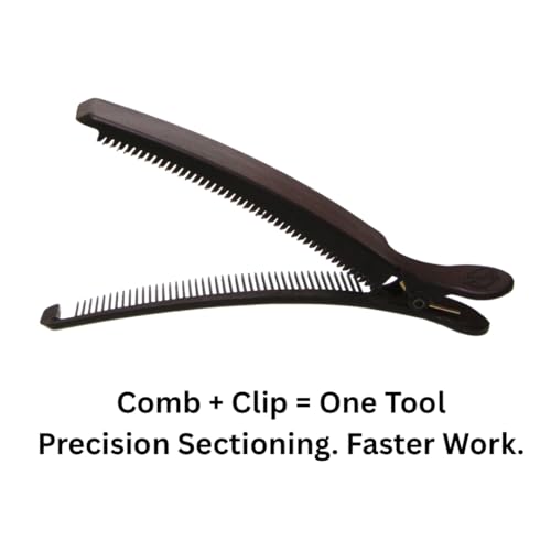 Amplify the Stylist Barracuda Comb Clip - Hair Sectioning & Extension Tool
