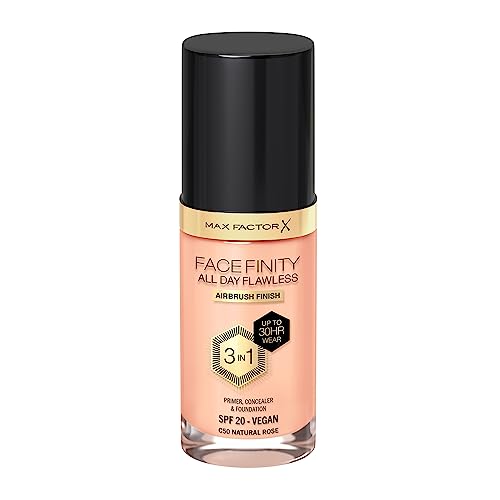 Max Factor Face Finity Crème Makeup Base SPF 20 - Natural Rose 30ml