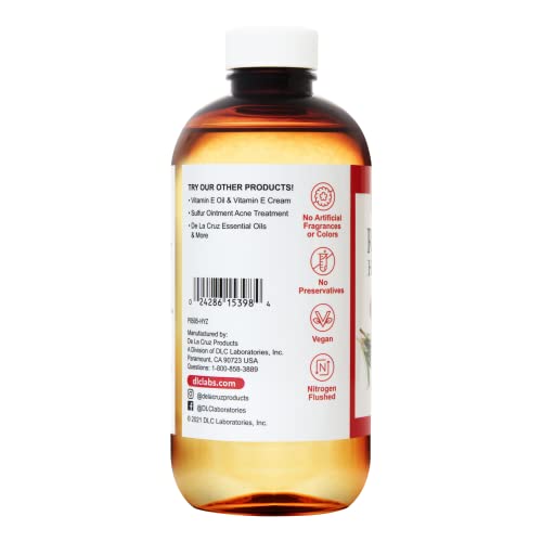 De La Cruz Rosemary Hair Oil & Skin Moisturizer, 8 fl oz