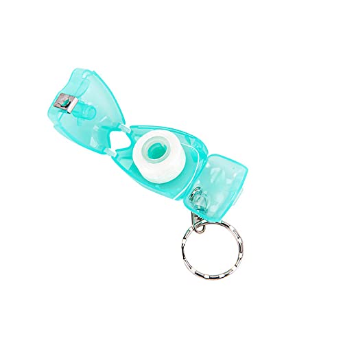 10pcs Teeth Floss Key Chains - Portable Dental Cleaning with Floss Roll