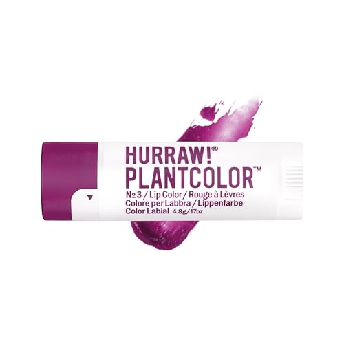 Hurraw! Plantcolor Lip Color №3 - Pink/Purple Vegan Balm