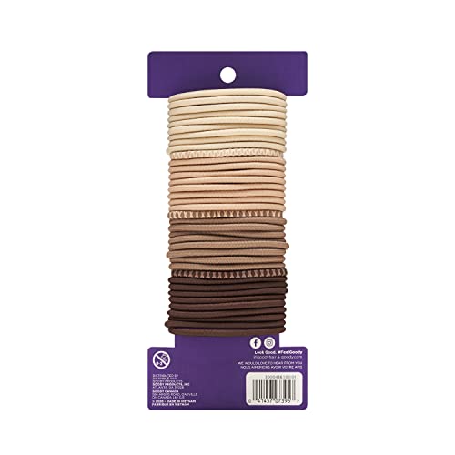 Goody Ouchless Hair Elastics - No Slip, Tangle-Free Hold for All Hair Types, 37 Count