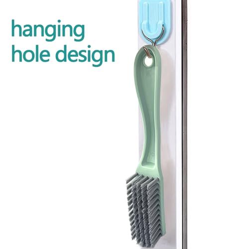 Curved Handle Nail Brush Set - 4 Pcs Multi-Purpose Cleaning Brushes