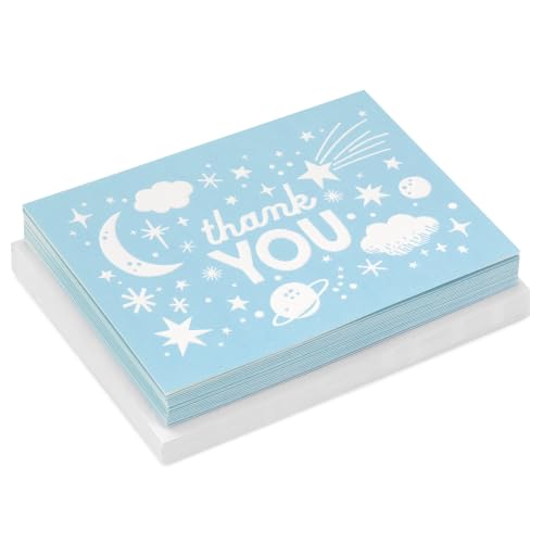 Hallmark Baby Shower Thank You Cards - 20-Pack, Outer Space Design