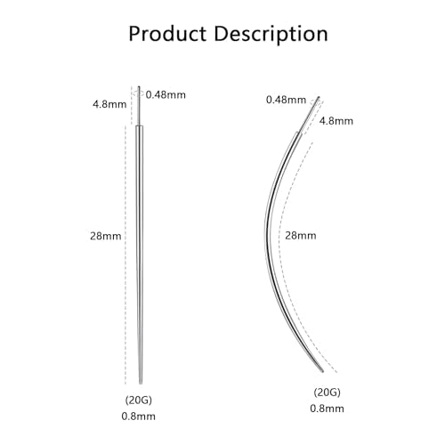 WOLAYI G23 Titanium Threadless Piercing Taper Tool for Body Jewelry