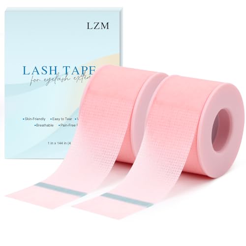 Lash Tape 1 inch 2 Rolls Pink
