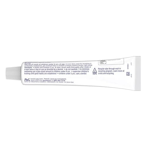 Crest Fluoride Anticavity Toothpaste Regular 8.2 oz, Pack of 5